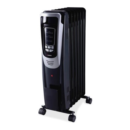 Sp Richards Lorell Mobile Radiator Heater W/ LED Display 1500W, Black LLR33568